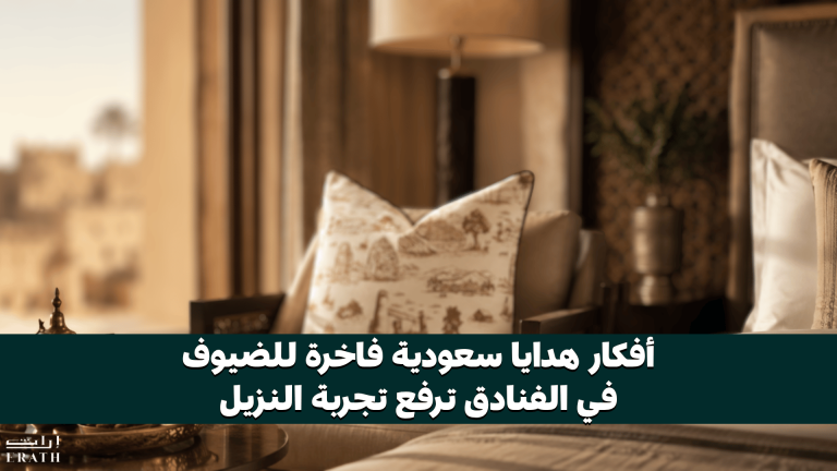 أفكار هدايا سعودية فاخرة للضيوف في الفنادق من إراث